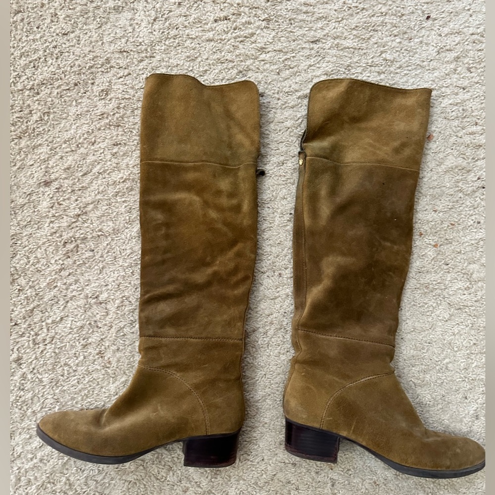 Tommy Hilfiger leather knee high boots size 9